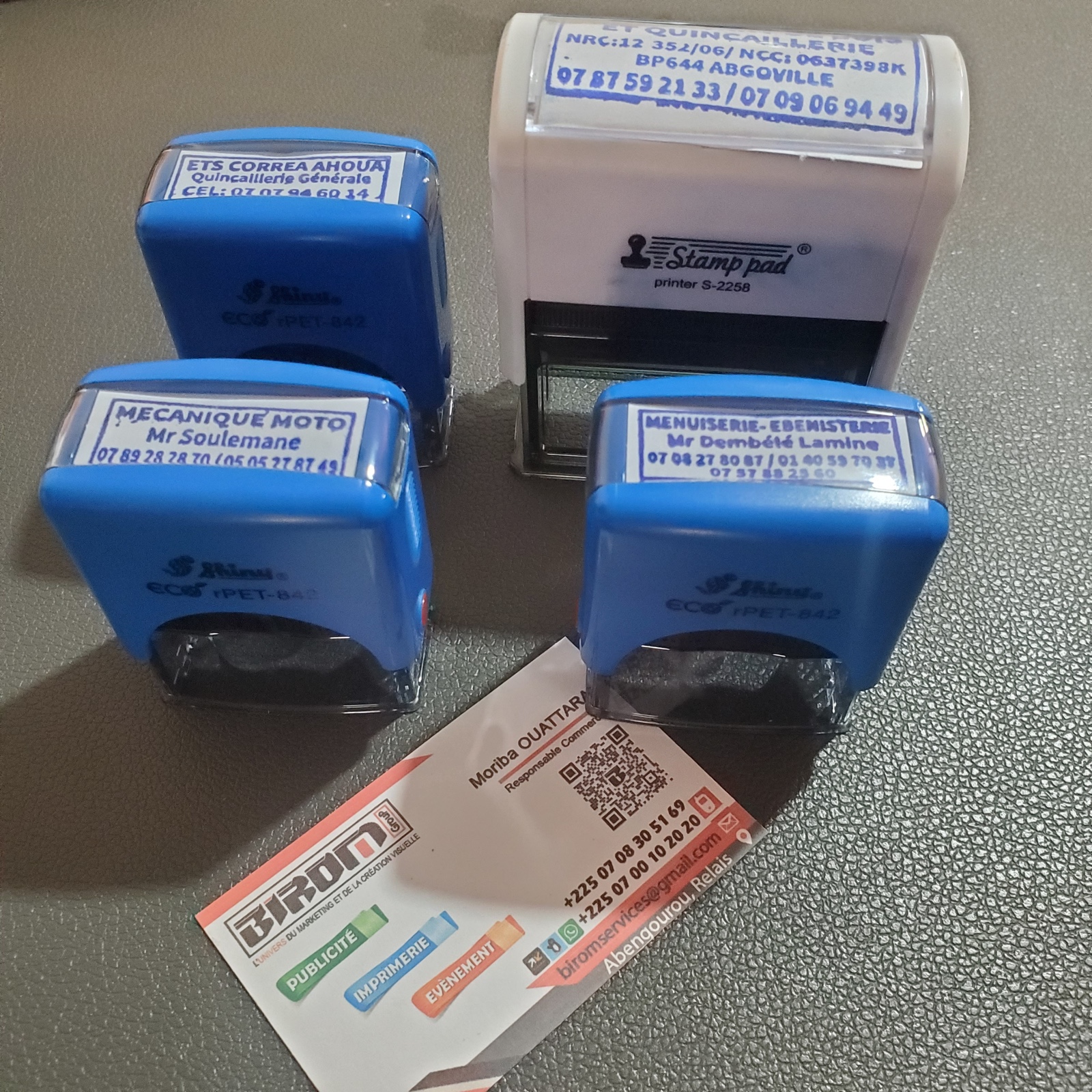 Imprimerie réalisées