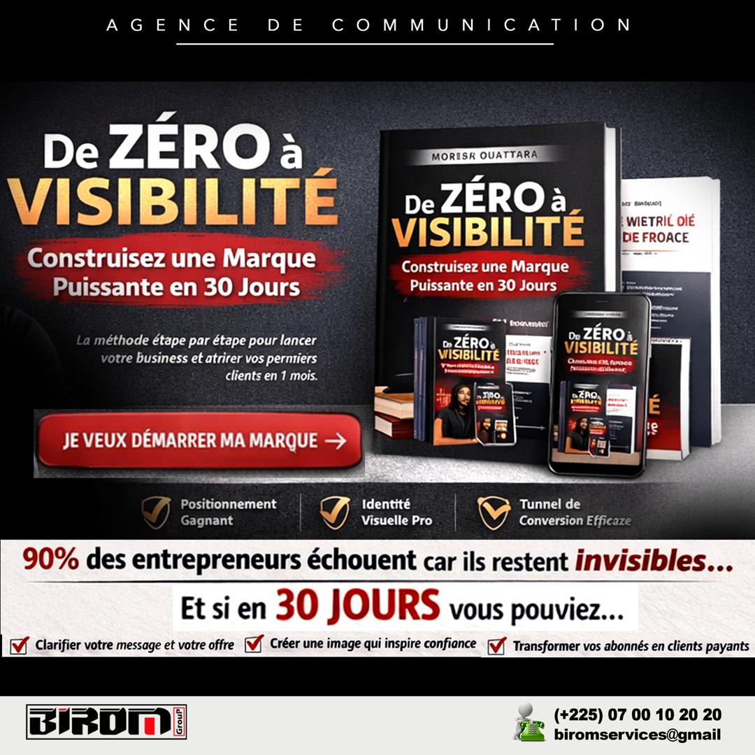 De ZERO à VISIBILITE